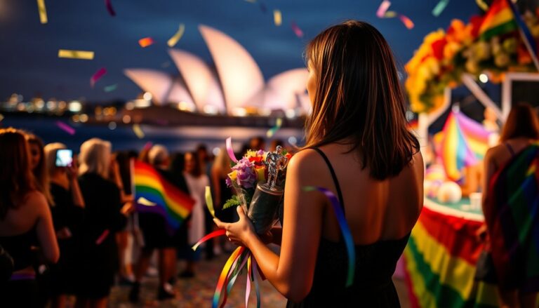 magda szubanski in remission and honoured at sydney mardi gras 1772177309