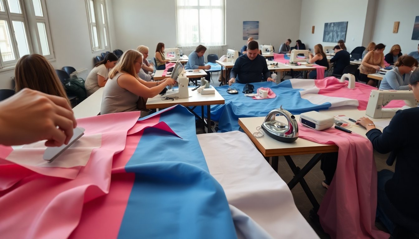join brisbane sewing sessions to create the worlds largest trans flag for trans day of visibility 1772839676