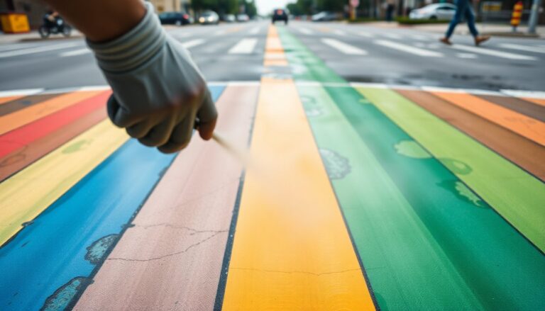 man detained in dallas after restoring rainbow crosswalks removed under state order 1774542701