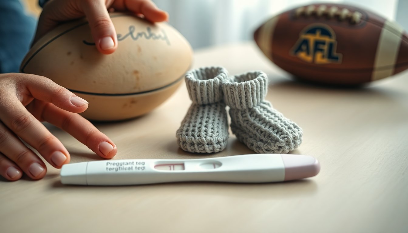 afls mitch brown and louisa keck announce pregnancy 1775033352