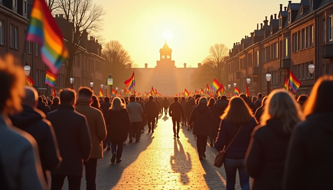 After controversy, pride march draws 550 people in Faches-Thumesnil